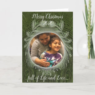 Carte Joyeux Noël...plein de vie et d'amour...  Vacances