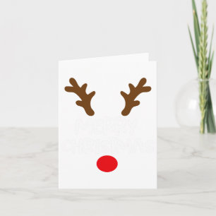 Carte Joyeux Noël Reindeer Joyeux Noël Famille Hommes co