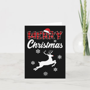 Carte Joyeux Noël Rudolph Reindeer Noël