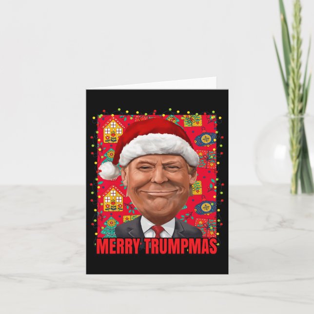 Carte Joyeux Noël Trump 2024 (Devant)