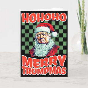 Carte Joyeux Noël Trump Ho Ho Ho Joyeux Trumpmas