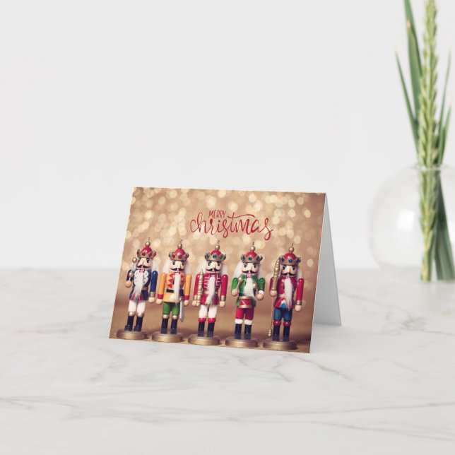 Carte Joyeux Noeuds colorés de Noël (Devant)