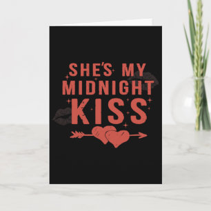 Carte Joyeux Nouvel An Couples Elle est mon baiser de mi