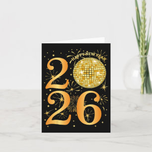 Carte Joyeux Nouvel An Feu d'artifice 2026 Nouvel An par