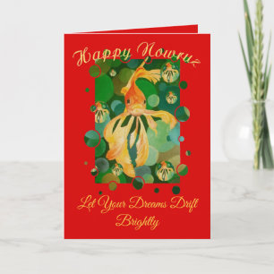 Carte Joyeux Nowruz Bonne Année Poisson rouge