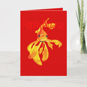 Carte Joyeux Nowruz Poisson Rouge Fantail