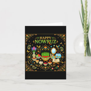Carte Joyeux nowruz pour les hommes femmes de la nouvell