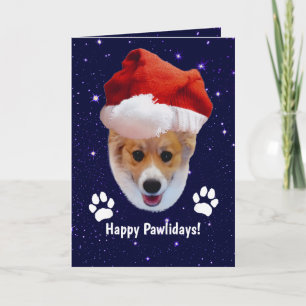 Carte Joyeux Pawlidays Deep Space Christmas
