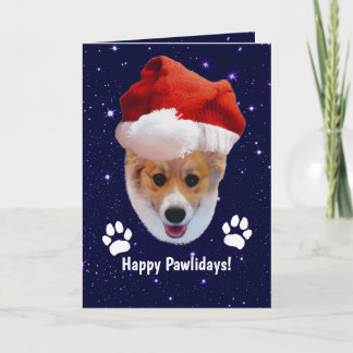 Carte Joyeux Pawlidays Deep Space Christmas