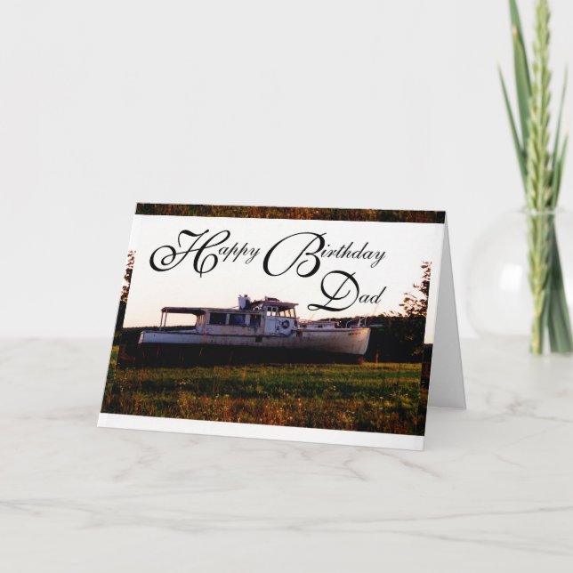 Carte Joyeux père d'anniversaire (Devant)