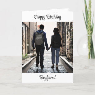Carte Joyeux petit ami d'anniversaire   Mains de retenue