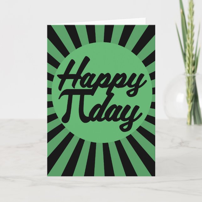 Carte Joyeux Pi Day (Devant)