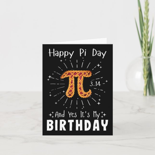 Carte Joyeux Pi Day Tee Math Geek Anniversaire Cool Math (Devant)