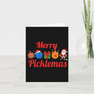 Carte Joyeux Picklemas pour femmes, Noël de balle de pic