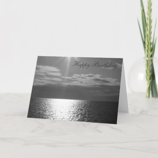 Carte Joyeux pont d'anniversaire avec vue (Devant)