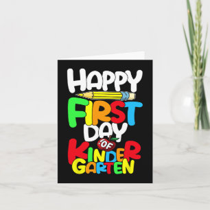 Carte Joyeux Premier Jour D'Enseignant De La Maternelle