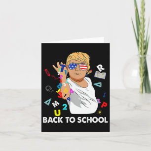 Carte Joyeux Premier Jour Enseignant Trump Ck À L'École