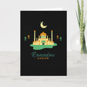 Carte Joyeux Ramadan Kareem et Eid Moubarak 2026