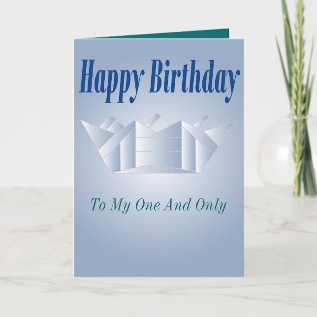 Carte Joyeux Roi d'anniversaire (Devant)