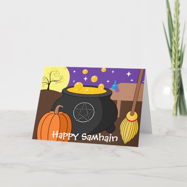 Carte Joyeux Samhain (Devant)