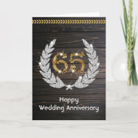 Joyeux Sapphire 65e anniversaire de Mariage