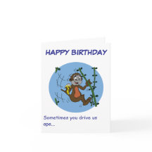 Joyeux singe d'anniversaire