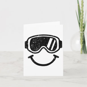 Carte Joyeux Snowboard Et Ski Goggles T Shirt Kids