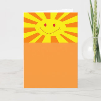 Carte Joyeux soleil