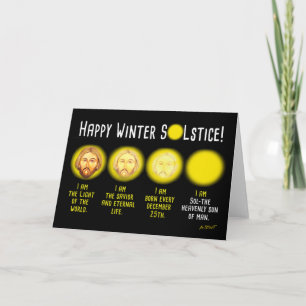 CARTE JOYEUX SOLSTICE D'HIVER !