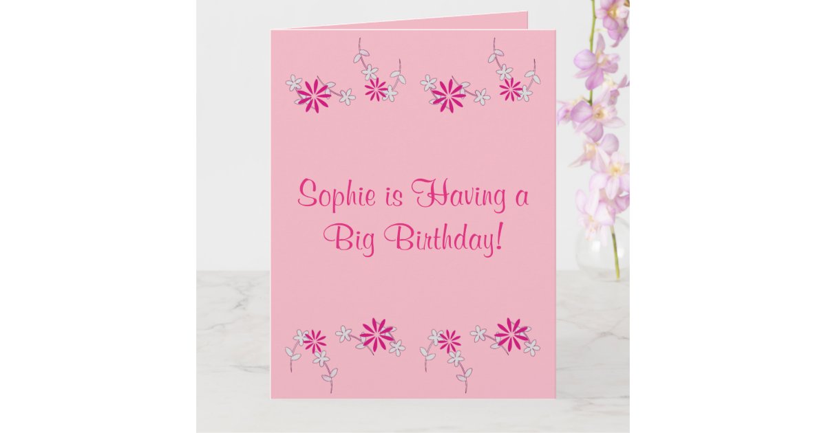 Carte Joyeux Sophie D Anniversaire Nom Zazzle Fr Carte Joyeux Sophie D Anniversaire Nom Zazzle Fr
