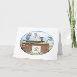 Carte Joyeux souris d'anniversaire