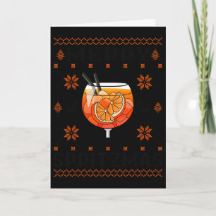 Carte Joyeux Spritzmas X Ho Holy Aperoly Xmas Club Chr