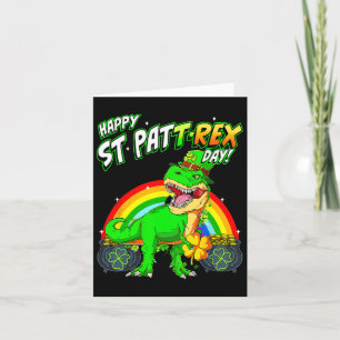 Carte Joyeux St Pat Trex Jour Jour de la Saint Patrick m