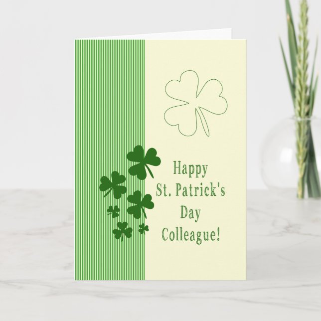 Carte Joyeux St. Patrick's Day (Devant)