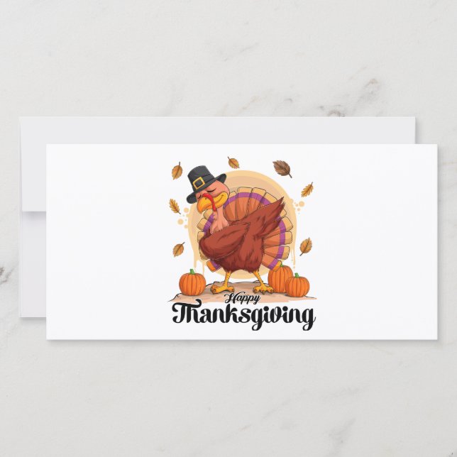 Carte Joyeux Thanksgiving  (Devant)