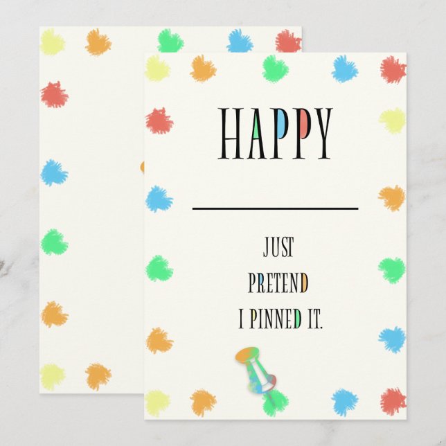 Carte Joyeux Toute Occasion (Devant / Derrière)