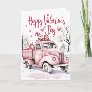 Carte Joyeux Valentines Day Love Camion
