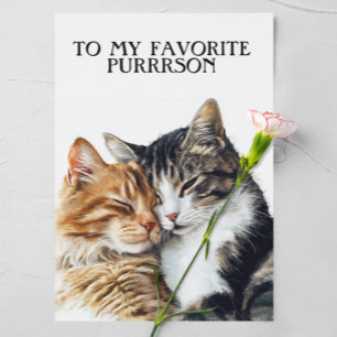 Carte Joyeux Valentine's To My Favorite Purson