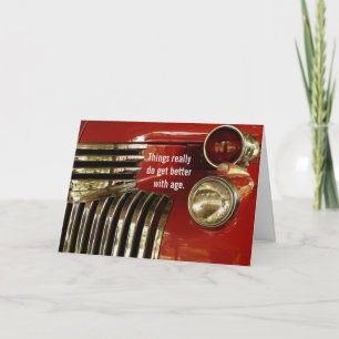 Carte Joyeux vieux d'anniversaire !