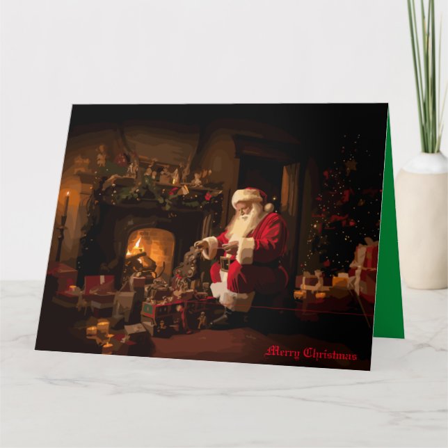 Carte Joyeux Vieux Saint Nicolas (Devant)