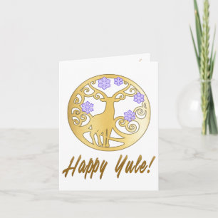 Carte Joyeux vœux de Yule