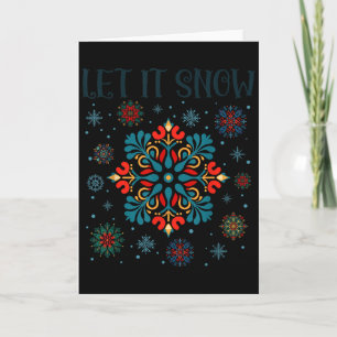 Carte Joyeux Yule Solstice d'hiver God Jul Noël suédois
