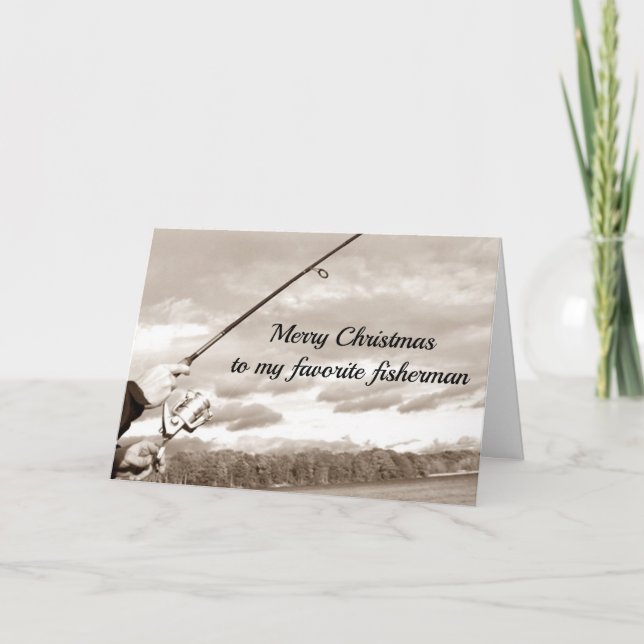 CARTE JOYEZ NOËL À MON "CATCH PRÉFÉRÉ" (Devant)