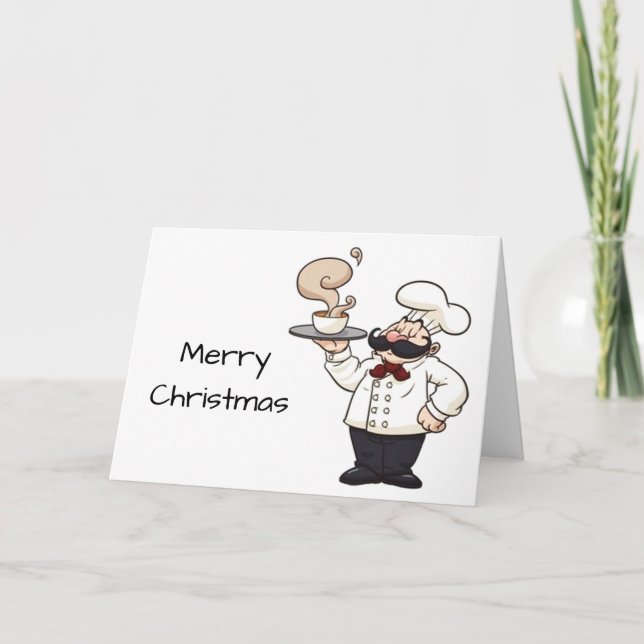 CARTE * JOYEZ NOËL* À MON ***CHEF PRÉFÉRÉ*** (Devant)