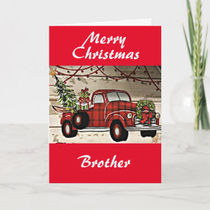 Carte JOYEZ NOËL À mon **FRÈRE**