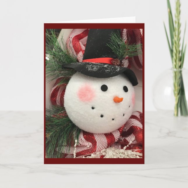 CARTE "JOYEZ NOËL ET UNE NOUVELLE ANNÉE TRÈS HEUREUSE" (Devant)