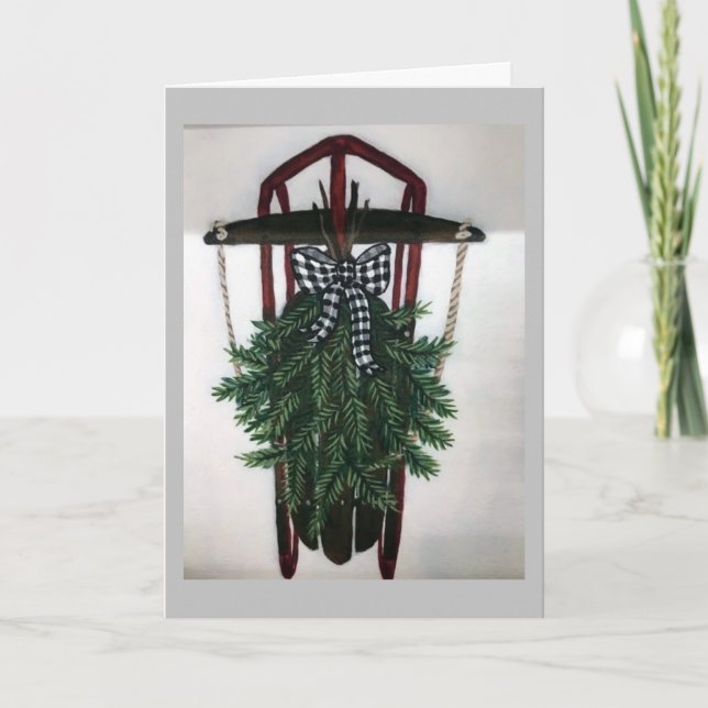 CARTE "JOYEZ NOËL ET UNE NOUVELLE ANNÉE TRÈS HEUREUSE" (Devant)