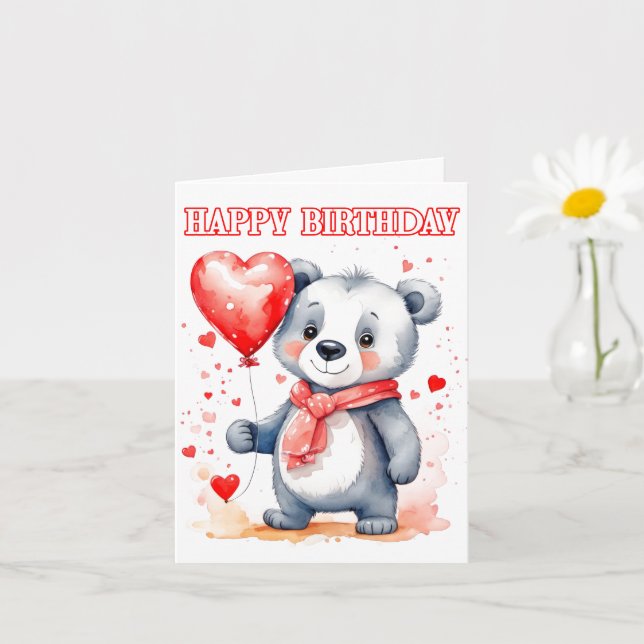 Carte Joyful Little Koala Bear Joyeux anniversaire (Petite plante)