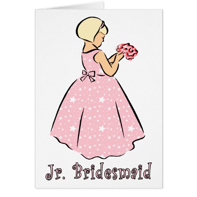 Carte : Jr Bridesmaid (Devant)