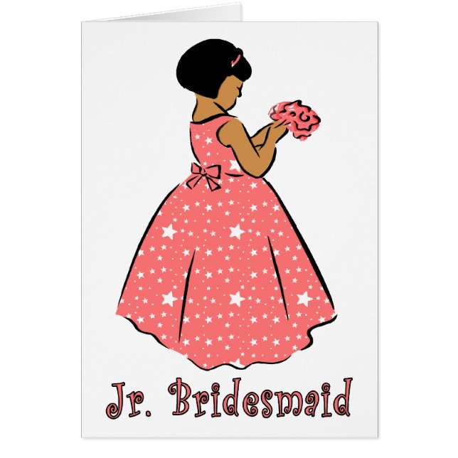 Carte : Jr Bridesmaid (Devant)